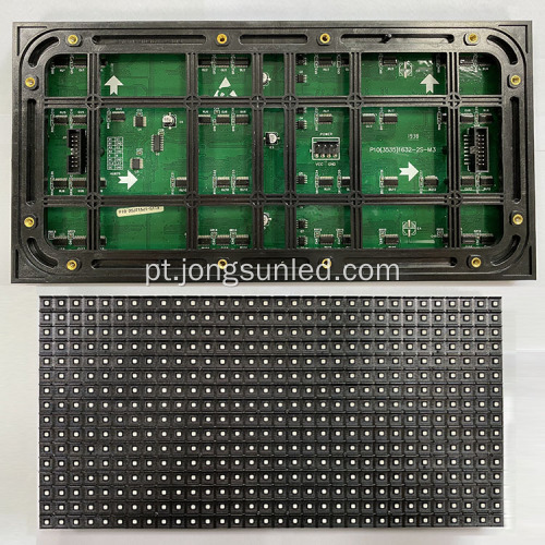 Módulo de tela de led colorida ao ar livre 2scan P10